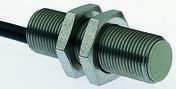 Omron Inductive Threaded Barrel Proximity Sensor, M18, 8 mm Detection, NPN NO, 12 ? 24 V dc