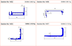 Aluminium Extrusion Profiles / Sections (Custom & Standard) – Angles, Channels, Beams, Heat Sink Profiles