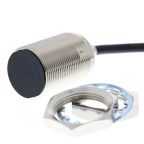 Omron Inductive Threaded Barrel Proximity Sensor, M30, 22 mm Detection, PNP NO, 10 ? 30 V dc