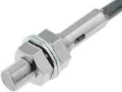 Omron Inductive Threaded Barrel Proximity Sensor, M12, 5 mm Detection, 2-Wire NO, 24 ? 240 V ac