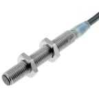 Omron Inductive Threaded Barrel Proximity Sensor, M8, 2 mm Detection, PNP NC, 12 ? 24 V dc