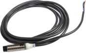 Omron Inductive Threaded Barrel Proximity Sensor, M12, 8 mm Detection, NPN NO, 12 ? 24 V dc