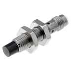 Omron Inductive Threaded Barrel Proximity Sensor, M8, 4 mm Detection, PNP NO, 12 ? 24 V dc