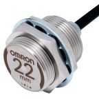 Omron Inductive Threaded Barrel Proximity Sensor, M30, 22 mm Detection, PNP NO, 10 ? 30 V dc