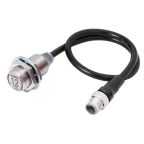 Omron Inductive Threaded Barrel Proximity Sensor, M18, 10 mm Detection, NPN NO, 10 ? 30 V dc