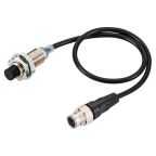 Omron Inductive Threaded Barrel Proximity Sensor, M12, 10 mm Detection, 2-Wire NC, 10 ? 30 V dc