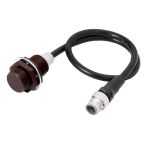 Omron Inductive Threaded Barrel Proximity Sensor, M18, 10 mm Detection, NPN NO, 10 ? 30 V dc
