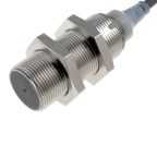 Omron Inductive Threaded Barrel Proximity Sensor, M18, 8 mm Detection, PNP NO+NC, 12 ? 24 V dc