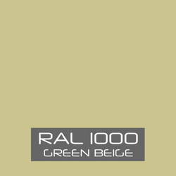 Green beige paint RAL1000 