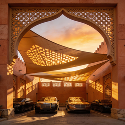 Masrabiya Parking Shades