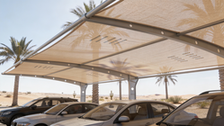 HDPE Parking Shades
