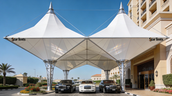 Pyramid Parking Shades