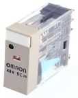 Omron Plug In Power Relay, 48V dc Coil, 5A Switching Current, DPDT