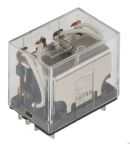 Omron Plug In Power Relay, 24V dc Coil, 10A Switching Current, 4PDT