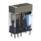 Omron Plug In Power Relay, 12V dc Coil, 5A Switching Current, DPDT