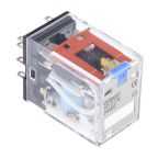 Omron Plug In Power Relay, 24V dc Coil, 10A Switching Current, DPDT