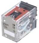 Omron Plug In Power Relay, 12V dc Coil, 10A Switching Current, DPDT