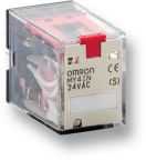 Omron Plug In Power Relay, 220 ? 240V ac Coil, 5A Switching Current, DPDT