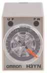 Omron H3YN Series DIN Rail, Panel Mount Timer Relay, 24V ac, 4-Contact, 0.1 s ? 10min