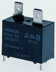 Omron PCB Mount Power Relay, 5V dc Coil, 20A Switching Current, SPST