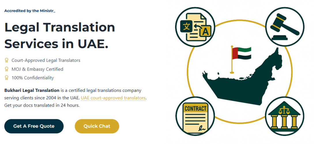 Bukhari Translation Services Dubai, UAE.