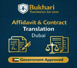 Affidavit & Contract Translation from BUKHARI TRANSLATION SERVICES DUBAI, UAE.