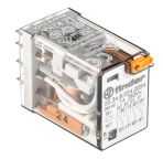 Finder Plug In Relay, 24V ac Coil, 7A Switching Current, 4PDT