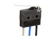 Honeywell Long Straight Lever Micro Switch, PCB Straight Terminal, 6 A, SP-CO, IP00 from ADEX INTL