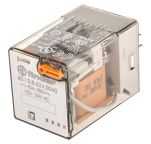 Finder Plug In Power Relay, 24V ac Coil, 10A Switching Current, 3PDT