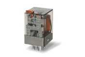 Finder Plug In Relay, 120V ac Coil, 10A Switching Current, DPDT