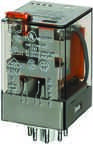 Finder Plug In Power Relay, 110V ac Coil, DPDT