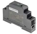 MEAN WELL HDR Switched Mode DIN Rail Power Supply, 85 ? 264 V ac, 120 ? 370V dc, 24V dc dc Output, 630mA