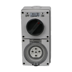 56CV520 Combination Switched Sockets