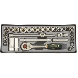 32pc 3/8" Socket set (MM & SAE) T3322-24