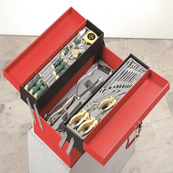3-Tire tool chest with 48pc tools 50233-48 from ADEX INTL