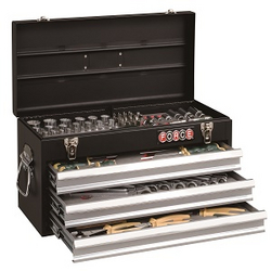 3-Drawer chest with 116pc tools 50223S-116