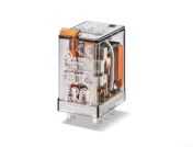 Finder Plug In Relay, 24V dc Coil, 10A Switching Current, DPDT