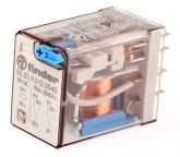 Finder Plug In Power Relay, 12V dc Coil, 10A Switching Current, DPDT