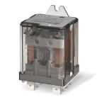 Finder Flange Mount Power Relay, 110V Coil, 50A Switching Current, DPDT