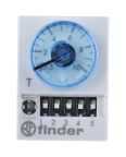 Finder 85 Series Series Plug In Timer Relay, 12V ac/dc, 4-Contact, 0.05 ? 100s, 0.5 ? 100h, 0.5 ?