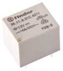 Finder PCB Mount Power Relay, 12V dc Coil, 10A Switching Current, SPDT