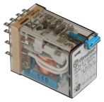 Finder Plug In Relay, 110V dc Coil, 7A Switching Current, 4PDT