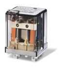 Finder Plug-In Mount Power Relay Module, 12V dc Coil, 16A Switching Current