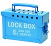 BRADY Portable Metal Lock Box - Blue