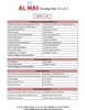 Cleaning Products List