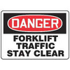 ACCUFORM SIGNS Forklift Traff Stay Clear Sign UAE