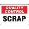 ACCUFORM SIGNS Quality Control Scrap Sign in uae