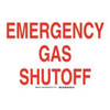 BRADY Emergency Gas Shutoff Sign in uae