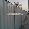 Temporary construction site fencing steel sheet