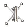  4 WAY FIN TYPE SPIDER FITTINGS STAINLESS STEEL 316 GRADE